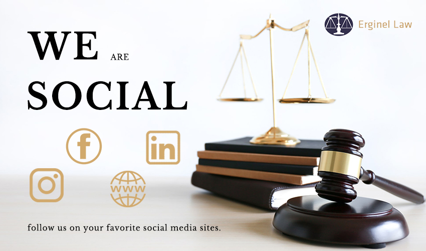 Erginel law on social media lawyer Northern Cyprus Instagram Linkedin Facebook 
