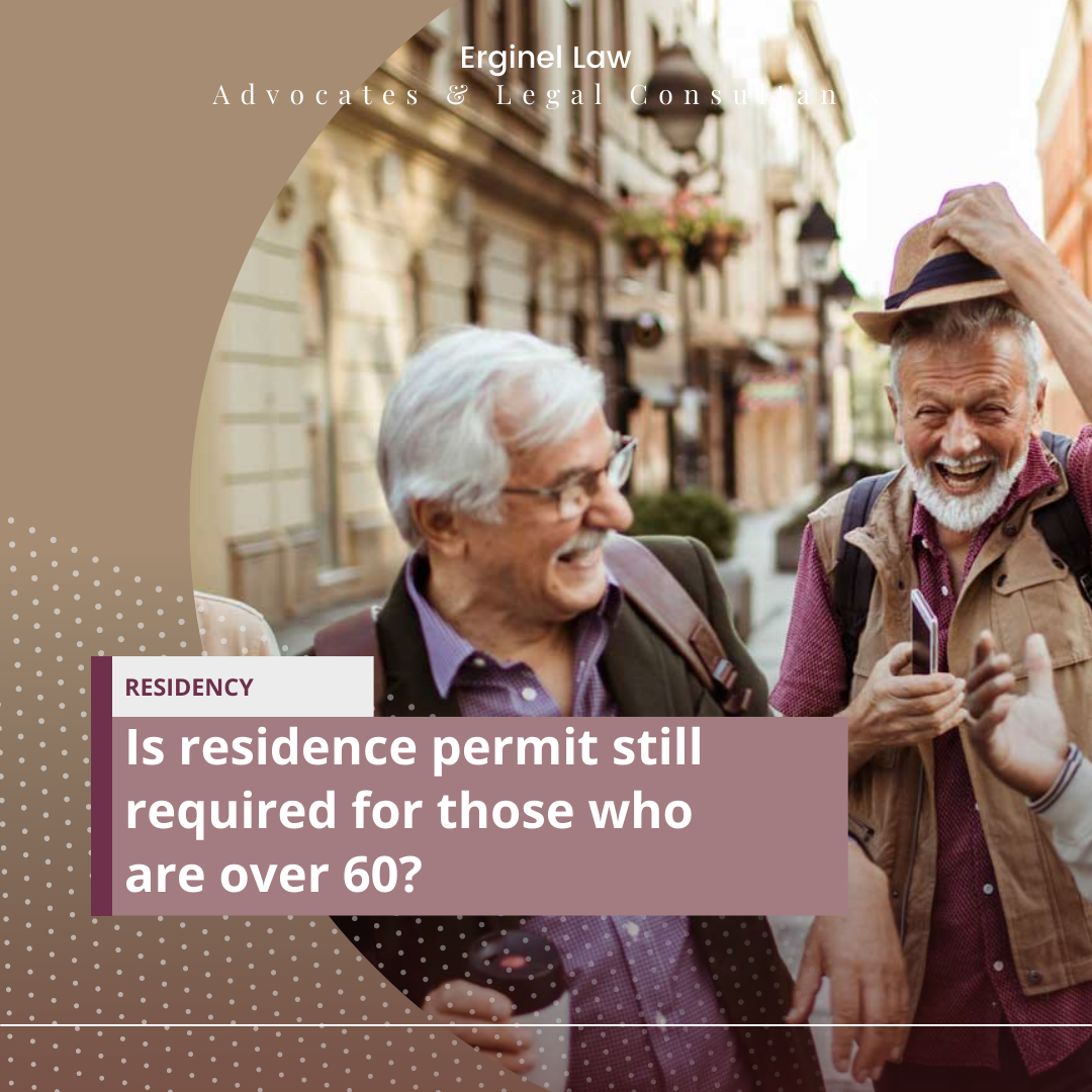 Residence Permit exemption for foreigners who are over 60. Northern Cyprus immigration law. 