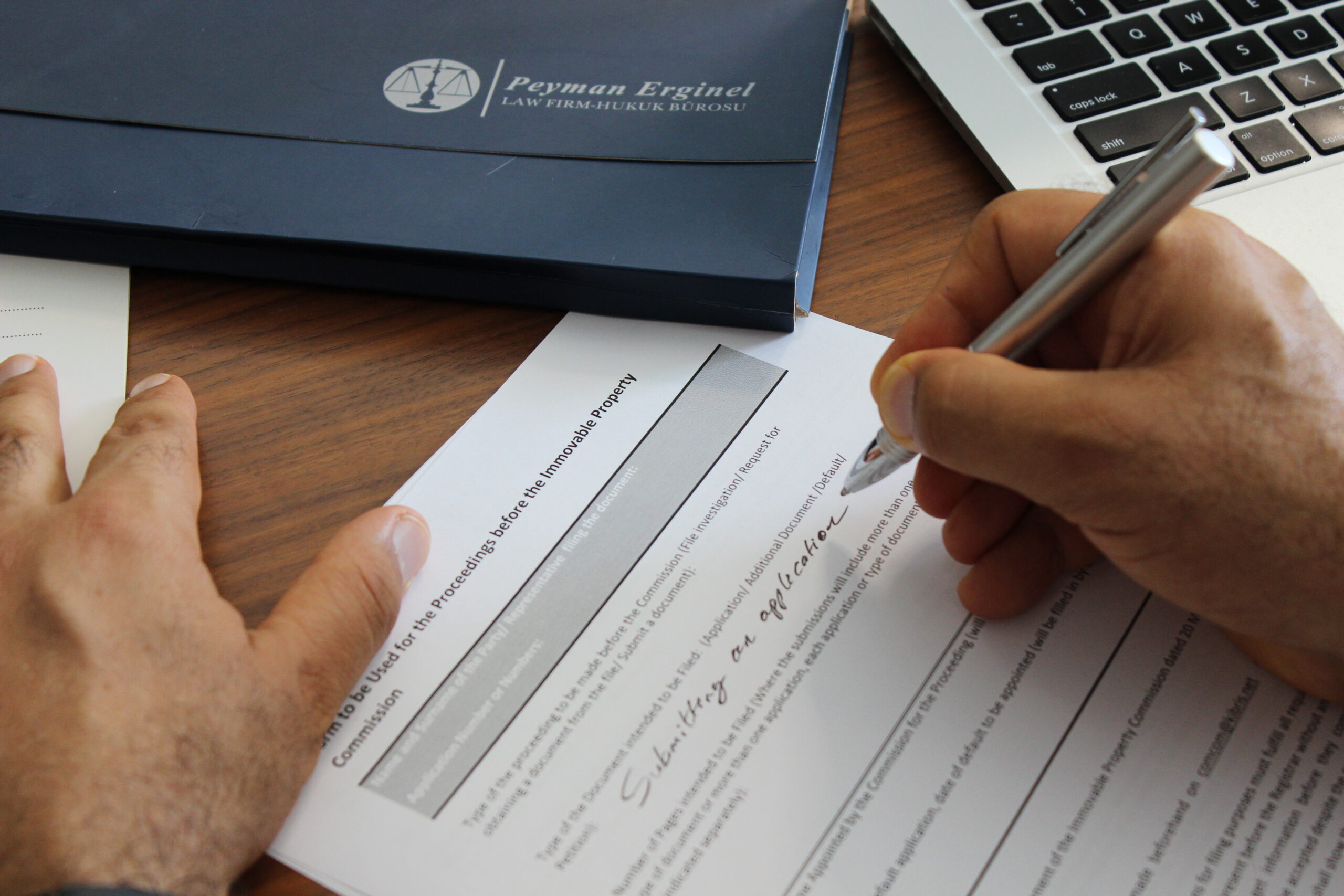 Application to the Immovable Property Commission. IPC. Lawyer Girne. Erginel Law